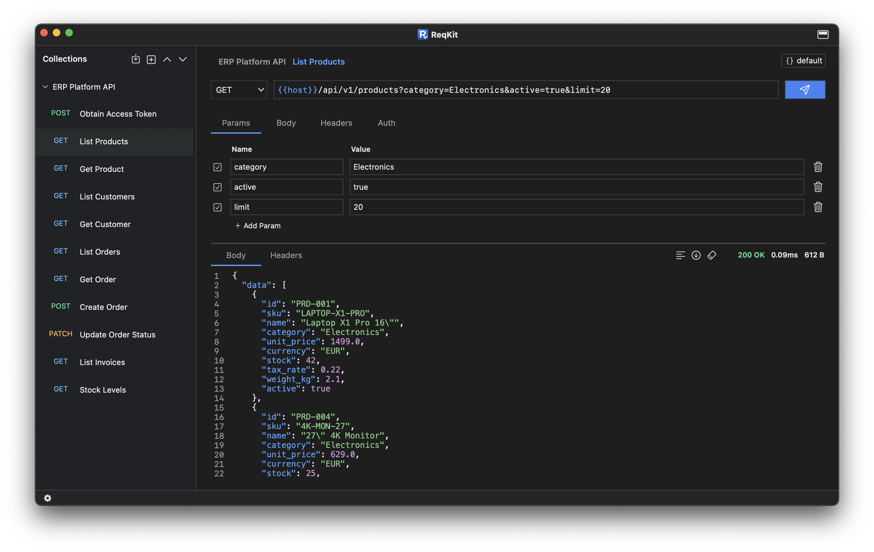 ReqKit screenshot 2