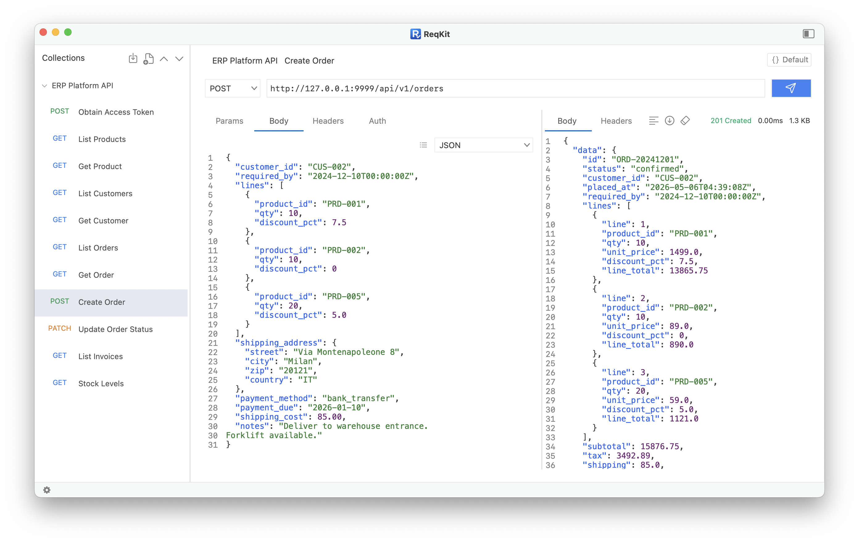 ReqKit screenshot 1